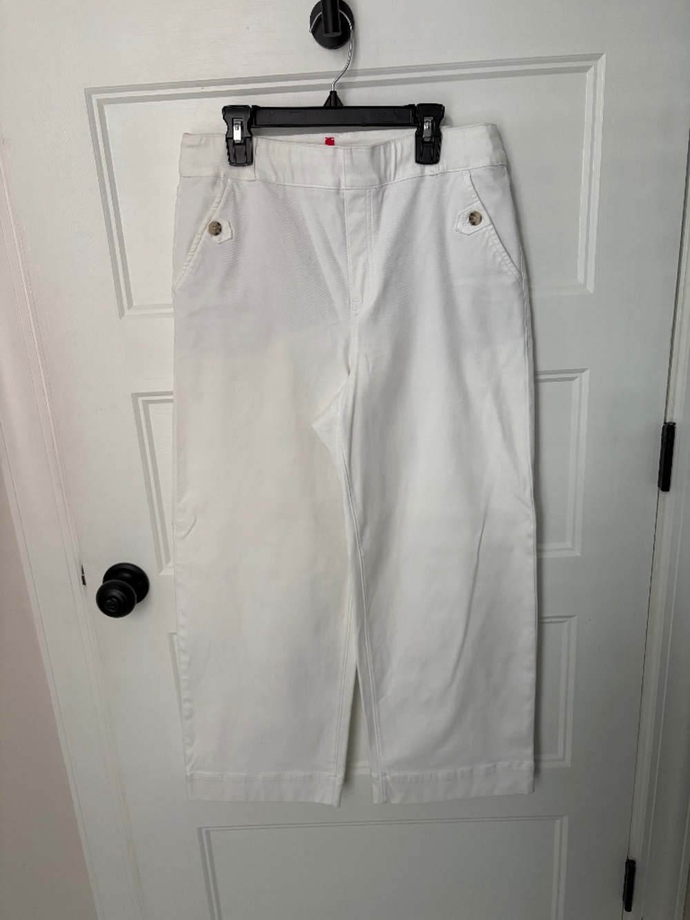 White Spanx wide leg pants